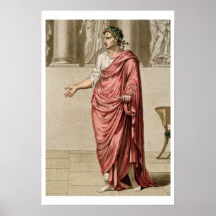 Poster Titus, costume pour "Berenice" par Jean Racine, de