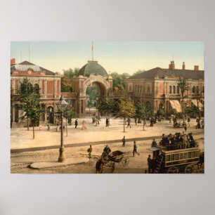 Poster Tivoli Park Entrance Copenhagen