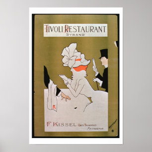 Poster 'Tivoli Restaurant, Strand', London (colour litho)