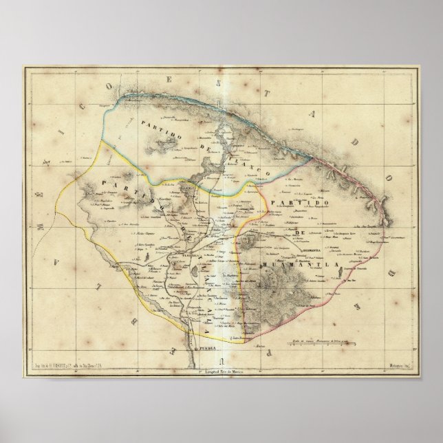 Poster Tlaxcala, Mexique (Devant)