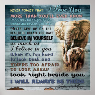 Poster To My Daughter, poison For Kid, lettre To Daughter