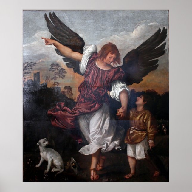 Poster Tobias et l'Archangel Raphael - Titien