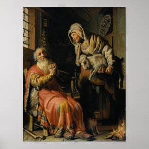 Poster Tobit Et Anna Avec Un Enfant