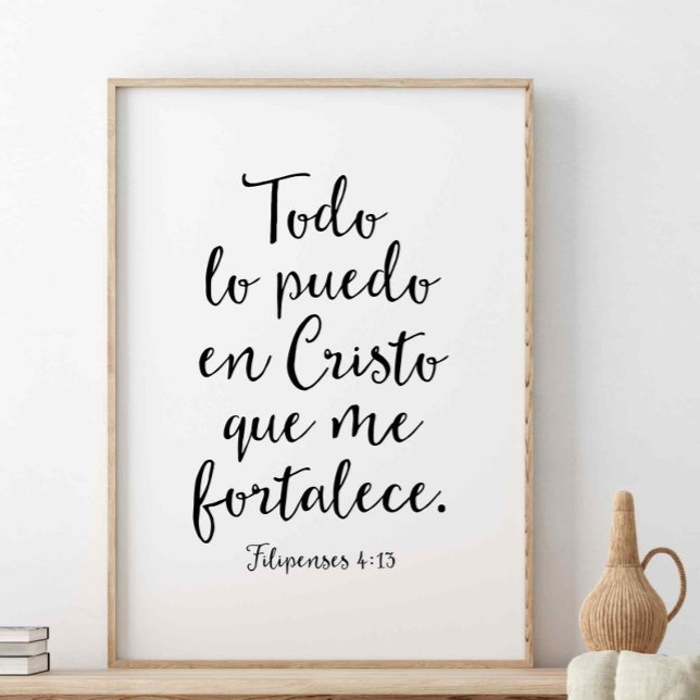 Poster Todo Lo Puedo En Cristo, Services aux Philippines  (Créateur téléchargé)