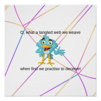 Poster Toile à carreaux