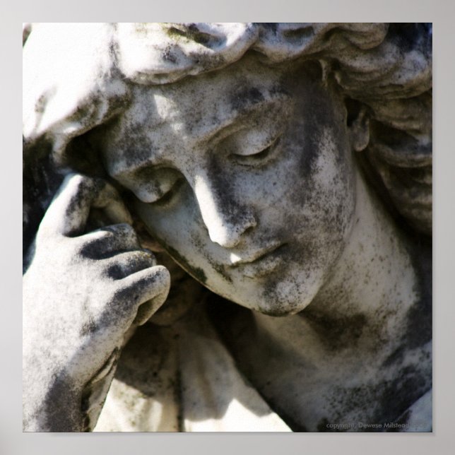 Poster Toile Angel Thinking (Devant)