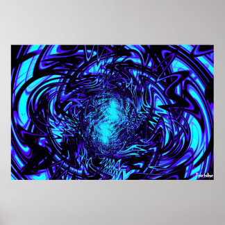 Poster Toile de fluorescence/Poster imprimé