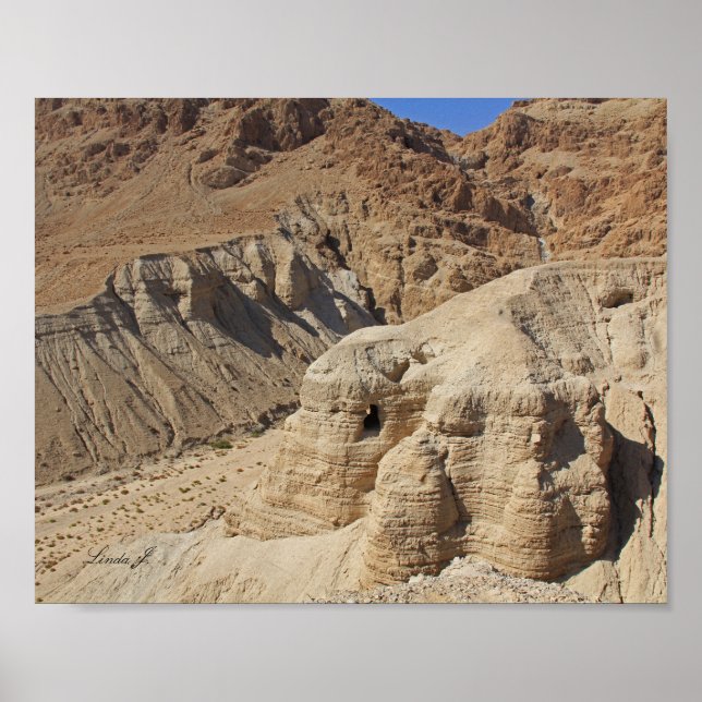 Poster Toile de la grotte de Qumran Israël (Devant)