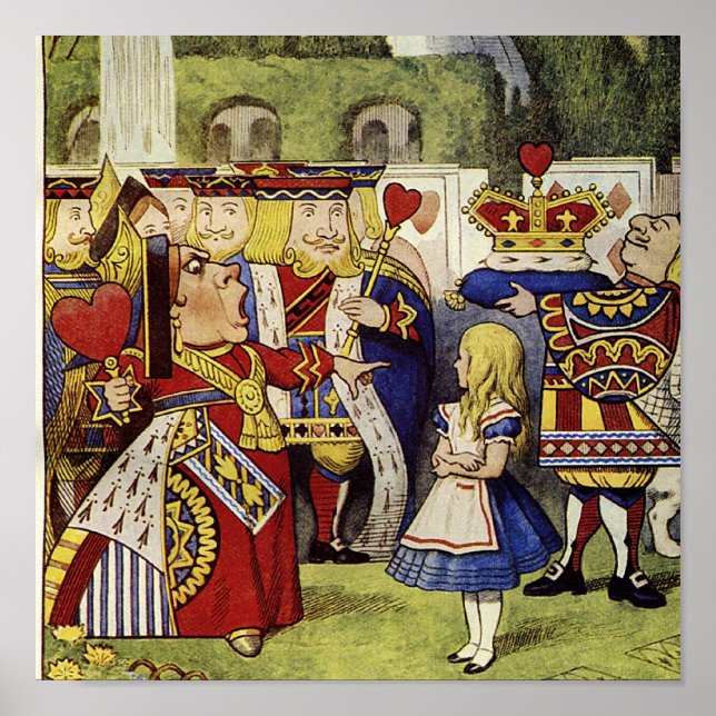 Poster toile de la Reine des Coeurs Imprimer (Devant)