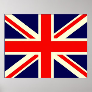 Poster Toile d'Union Jack