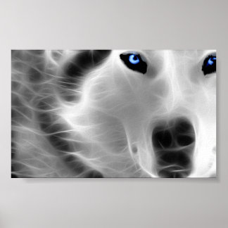Poster Toile enveloppée Wolf Spirit 4' X 6' Canvas