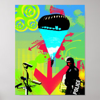 Poster Toile 'Patriot Act'