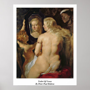 Poster Toilette de Vénus par Peter Paul Rubens