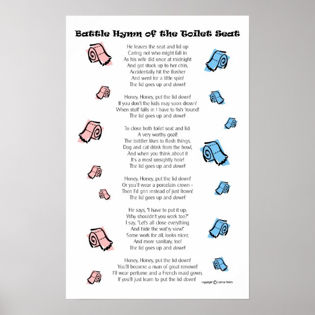 Poster Toilettes (Devant)