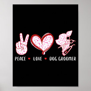 Poster Toiletteur de chiens pour hommes femmes amateurs d