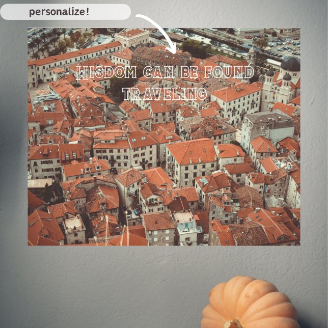 Poster Toits rouges de Kotor (Monténégro) (Créateur téléchargé)