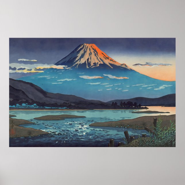 Poster Tokaido Fujikawa 1939 par Tsuchiya Koitsu (Devant)