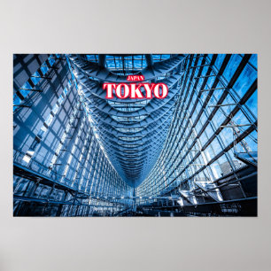 Poster Tokyo City Architecture - Japon