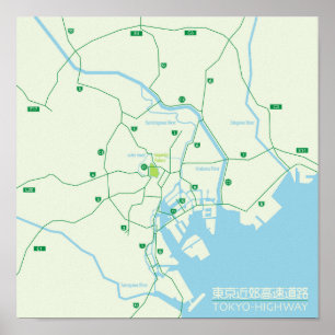 POSTER TOKYO-HIGHWAY