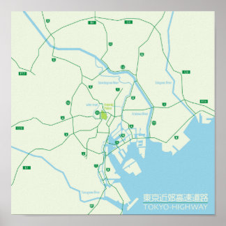 POSTER TOKYO-HIGHWAY
