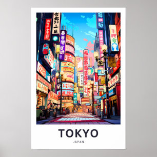 Poster Tokyo - Japon Imprimer les voyages