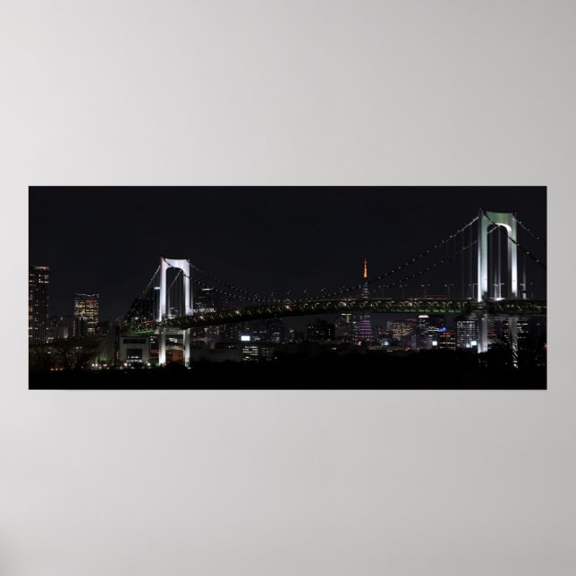 Poster Tokyo par Night Poster (Devant)