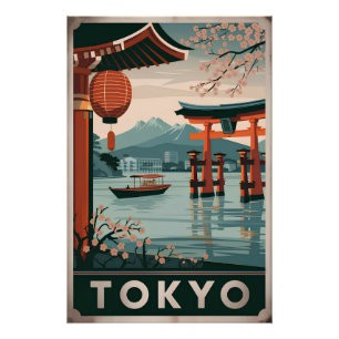 Poster Tokyo vintage