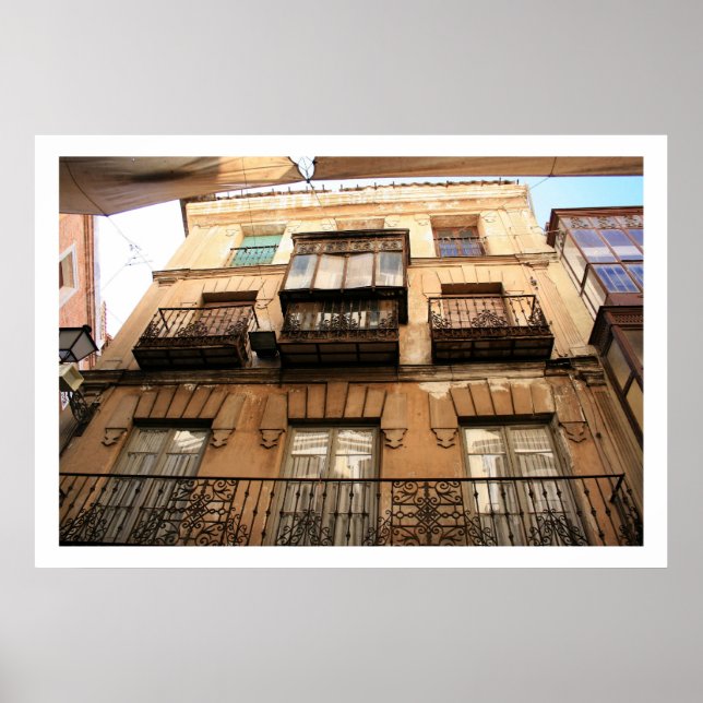 Poster Toledano Détails architecturaux (Devant)