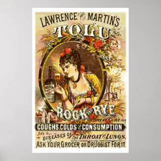 Poster "Tolu Rock and Rye"