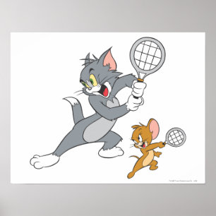 Poster Tom and Jerry Tennis Stars 1