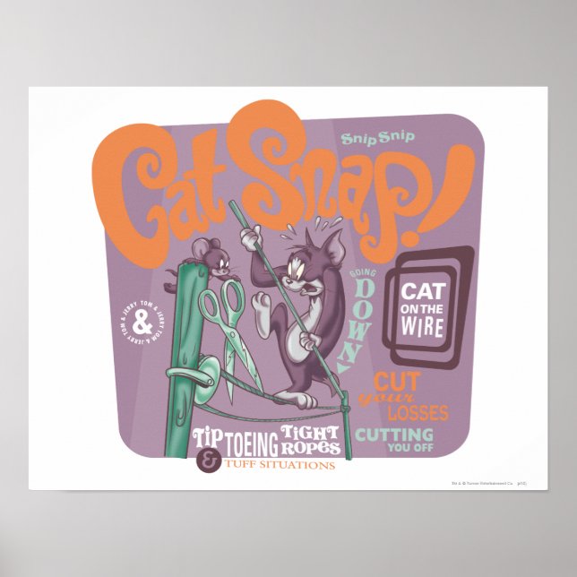 Poster Tom et Jerry Cat Snap (Devant)