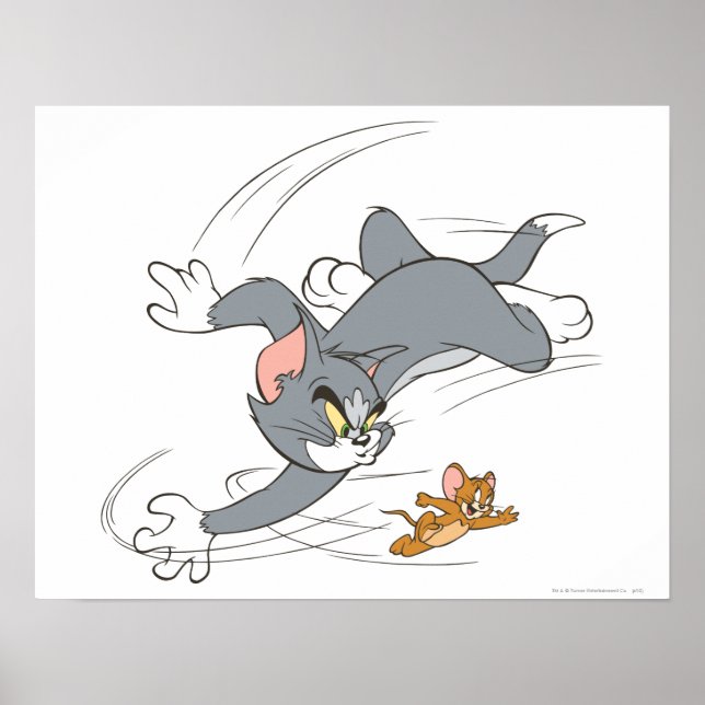Poster Tom et Jerry Chase Turn (Devant)