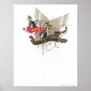 Poster Tom et Jerry Custome Wheels