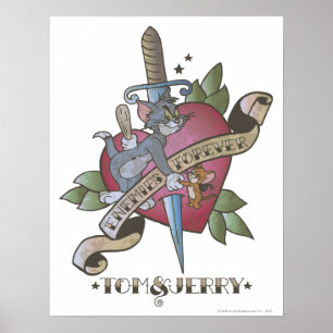 Poster Tom et Jerry Ennemies pour toujours 2