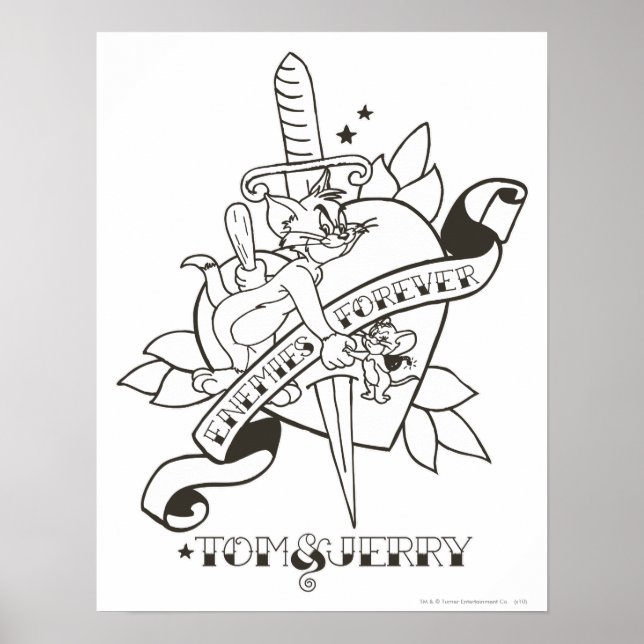 Poster Tom et Jerry Ennemis pour toujours 1 (Devant)