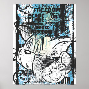 Poster Tom et Jerry Grimey
