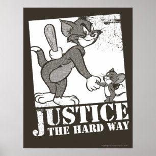 Poster Tom et Jerry Justice à l'envers