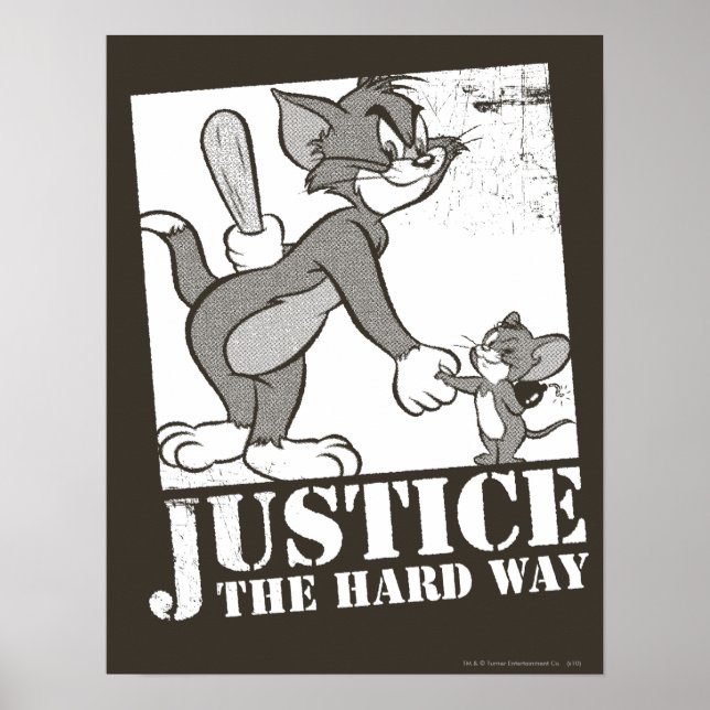 Poster Tom et Jerry Justice à l'envers (Devant)