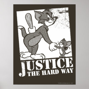 Poster Tom et Jerry Justice à l'envers
