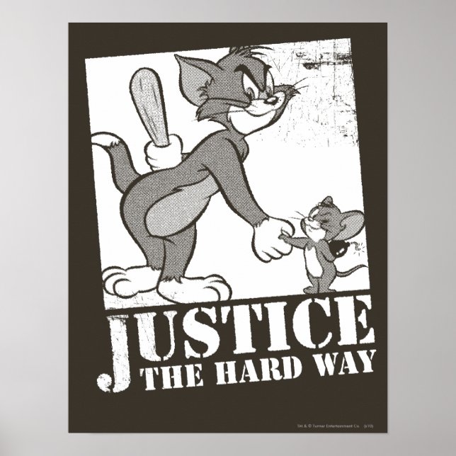 Poster Tom et Jerry Justice à l'envers (Devant)
