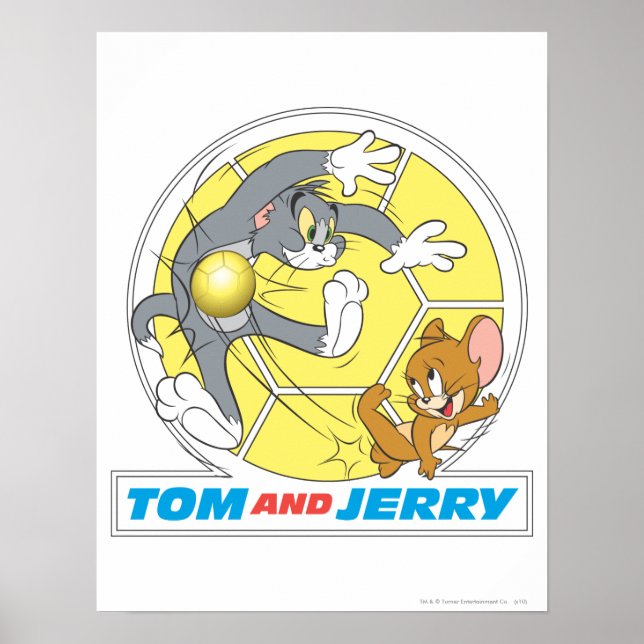 Poster Tom et Jerry Soccer (Football) 8 (Devant)