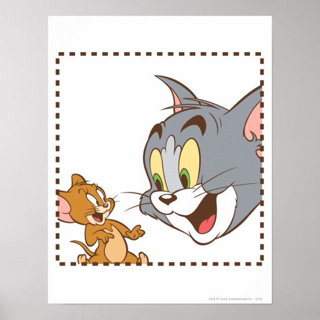 Poster Tom et Jerry Stamp (Devant)