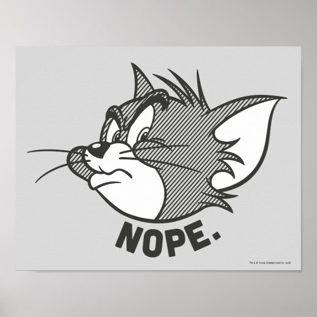 Poster Tom Et Jerry | Tom Dit Non (Devant)