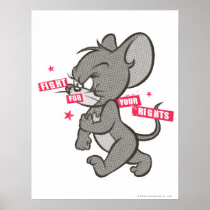 Poster Tom et Jerry Tough Mouse 3