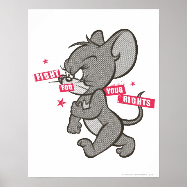 Poster Tom et Jerry Tough Mouse 3 (Devant)