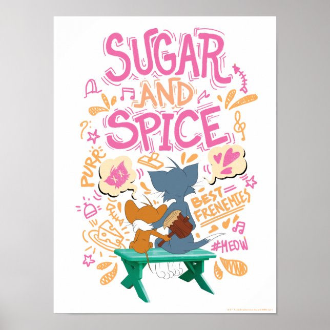 Poster Tom & Jerry - Sugar And Spice (Devant)