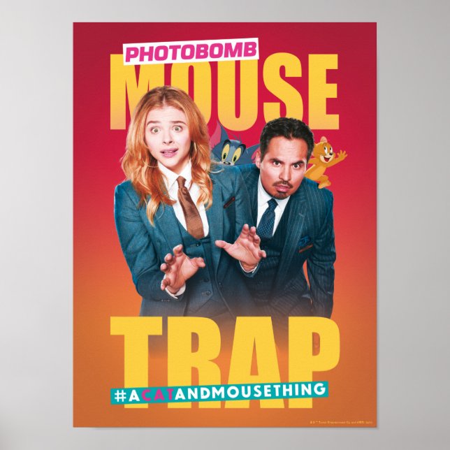 Poster Tom & Jerry With Kayla and Terrance - Mouse Trap (Devant)