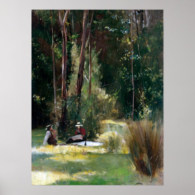 Poster Tom Roberts Un Dimanche Après-Midi (Devant)