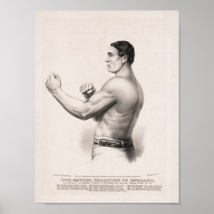 Poster Tom Sayers - Champion Anglais de l'enfer