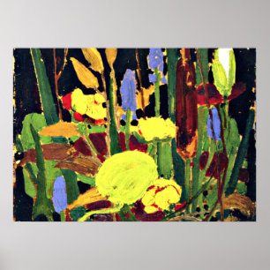 Poster Tom Thomson - Fleurs d'eau